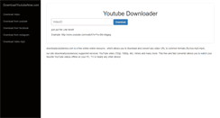 Desktop Screenshot of downloadyoutubenow.com